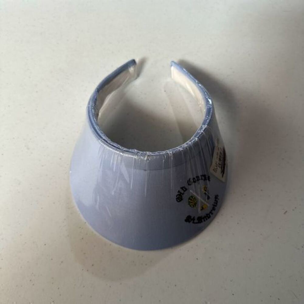 Old Course St. Andrew’s Unisex Adjustable Wide Brim Blue Visor